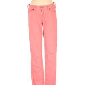 J CREW FACTORY PINK STRAIGHT LEG JEANS